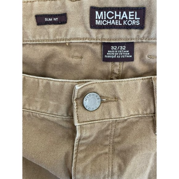 Men's Michael Kors Tan slim fit Pants size 32 x 32 - Picture 3 of 8